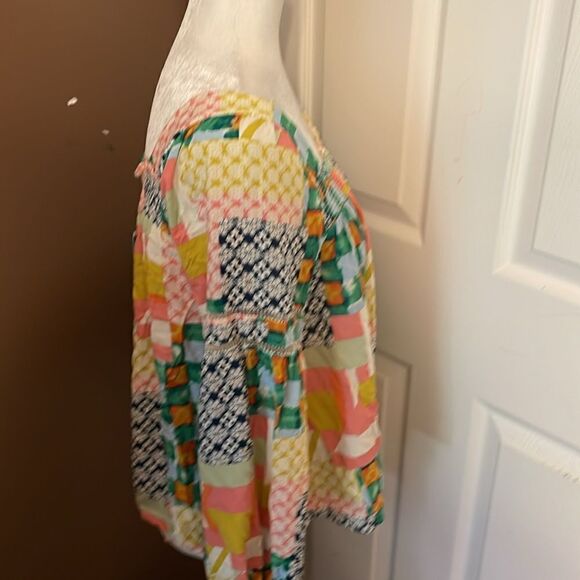 Fate Becker Avant Garde Bohemian Contemporary Top Size Large - Picture 4 of 5